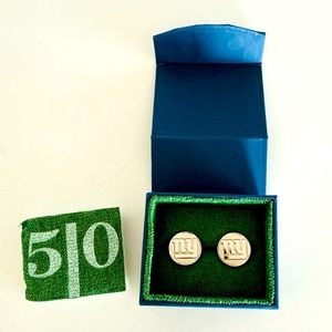 Brand New, Never Used, NY Giants Cufflinks